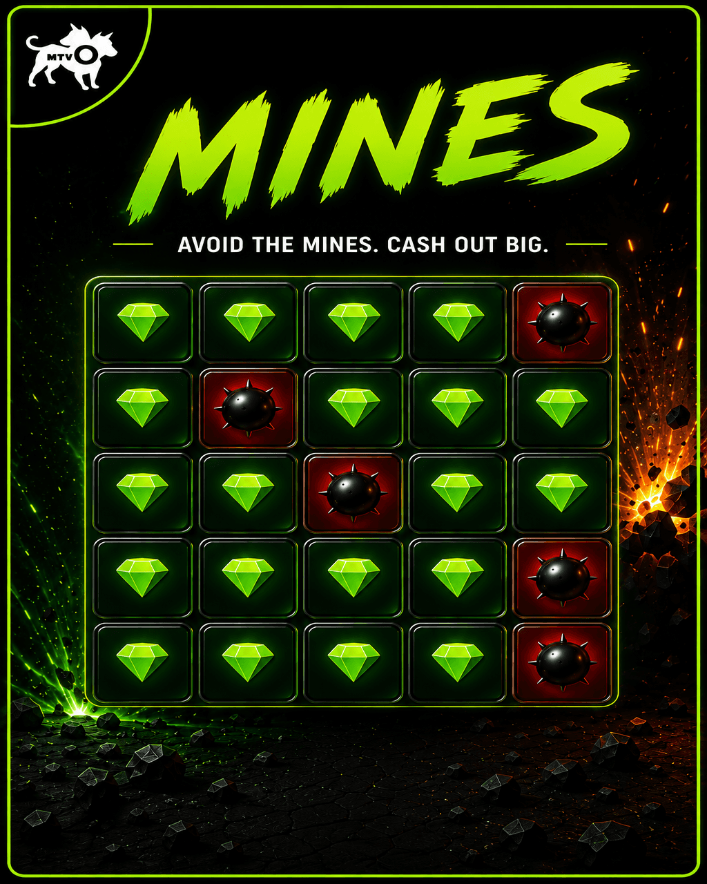 Ozemi Mines casino game