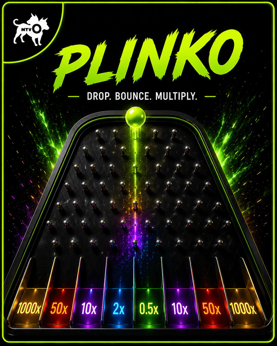 Ozemi Plinko casino game